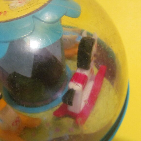 Fisher-Price Roly Poly Chime Ball 1966 Green - Picture 6 of 6